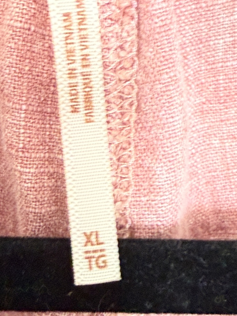Free People Mauve Pink Drawstring Linen Blend Shorts - Picture 3 of 8